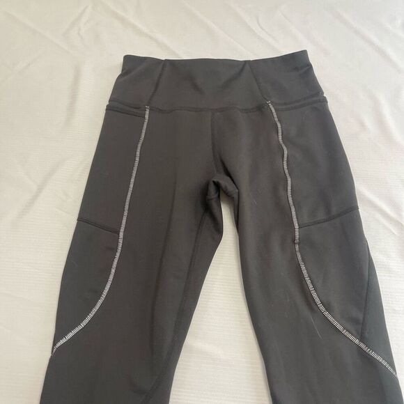 Sweaty Betty Therma Dark Grey Leggings Size 6 - Picture 2 of 8